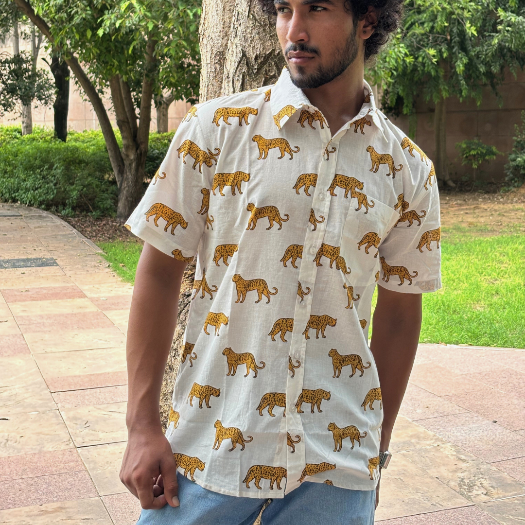 White Tiger short sleeve Shirt