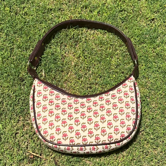 Small Block print Chand Hand Bag