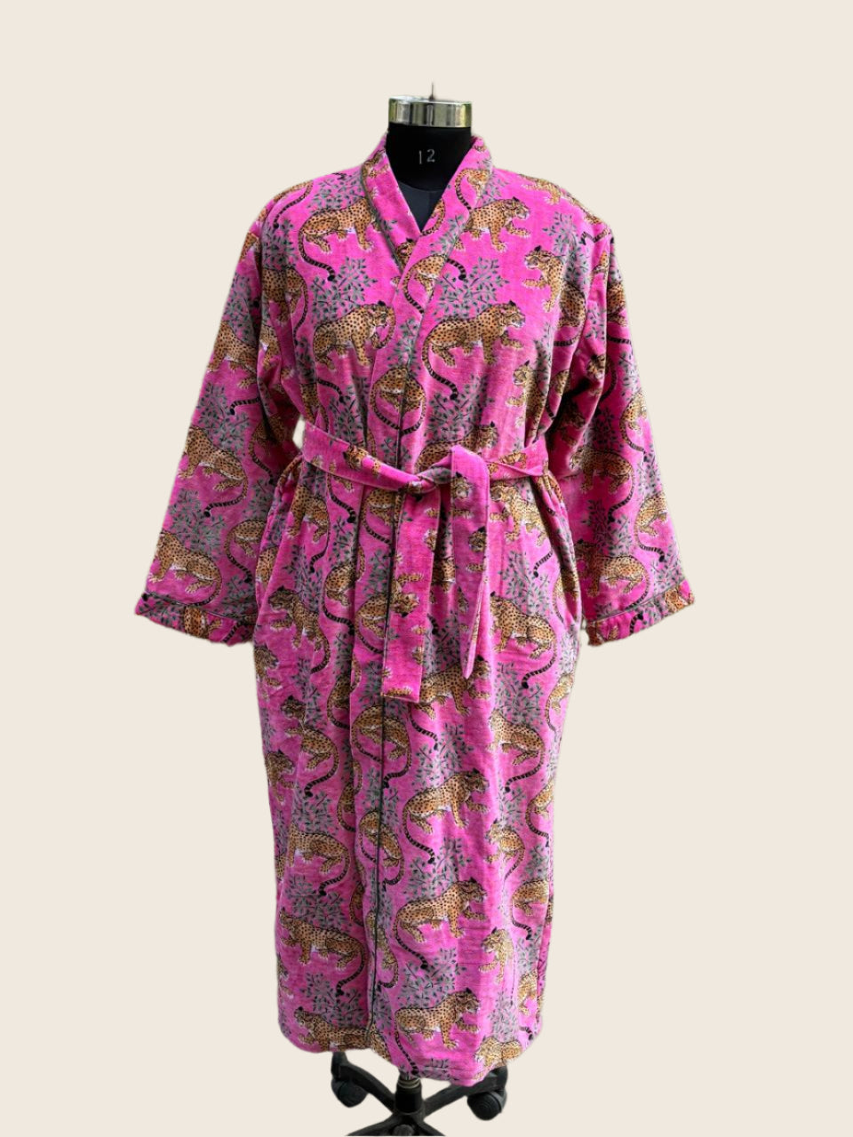 Luxury velvet Robe with lining