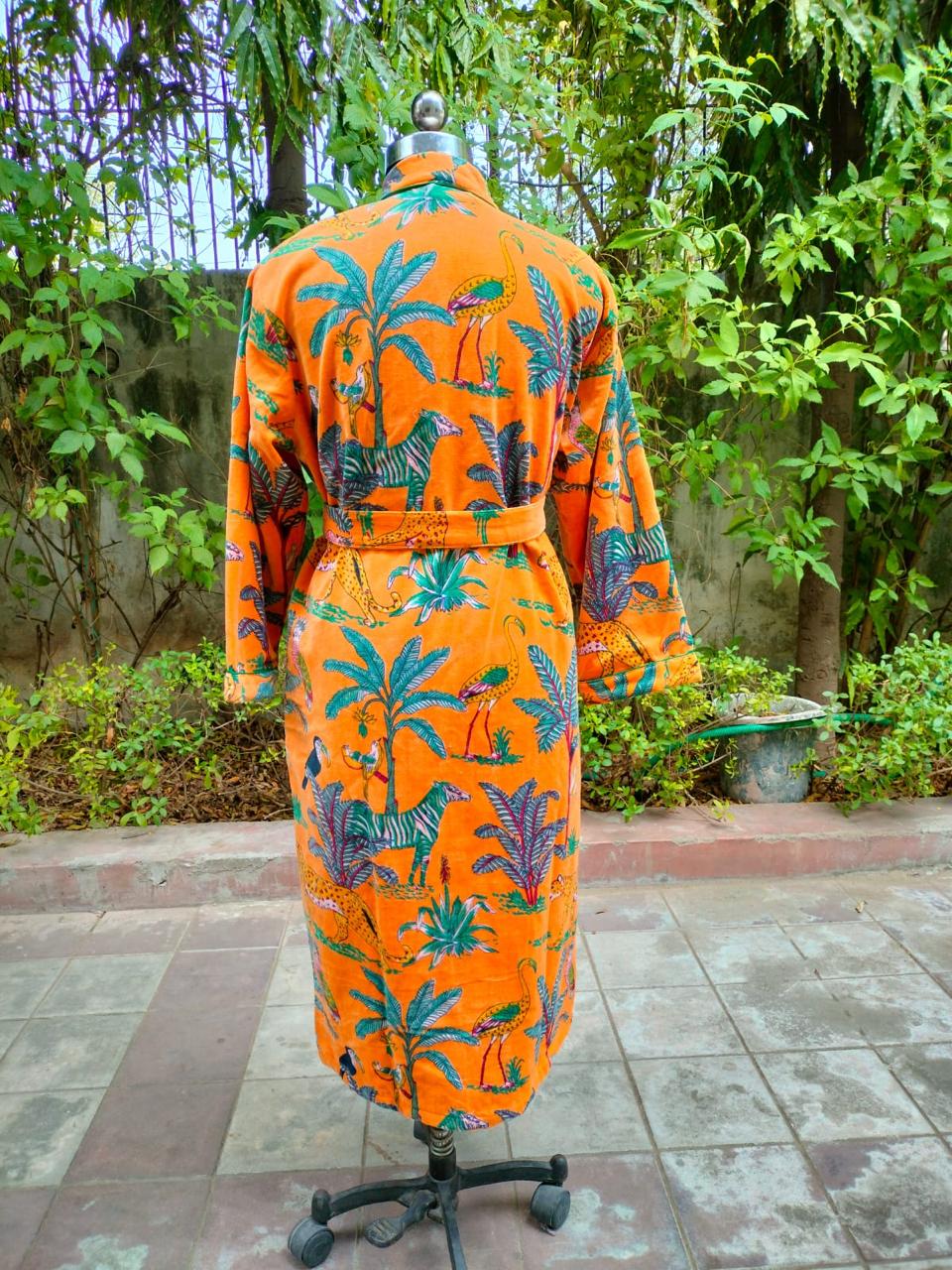 Wild Jungle Velvet Robe