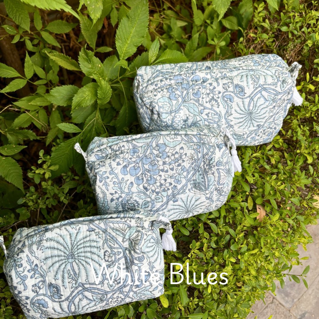 Jaal travel pouch sets of 3 - GHAAVI.