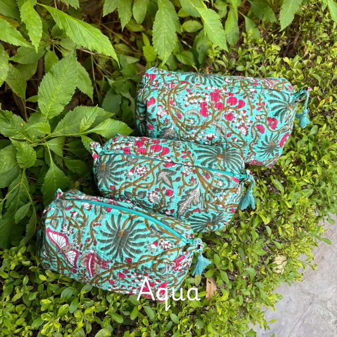 Jaal travel pouch sets of 3 - GHAAVI.