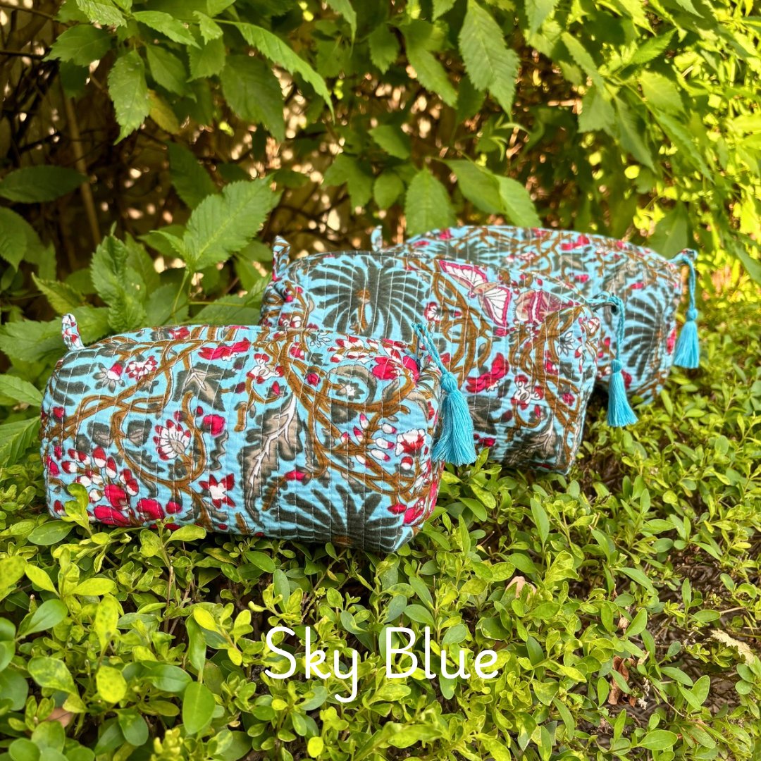 Jaal travel pouch sets of 3 - GHAAVI.