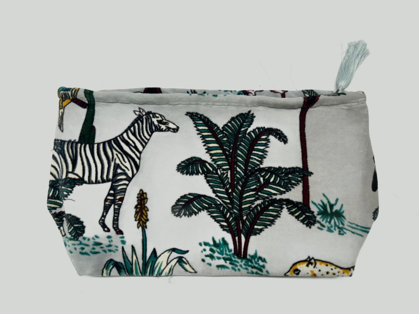 Jungle Print Velvet XL Pouches - 9 options - GHAAVI.