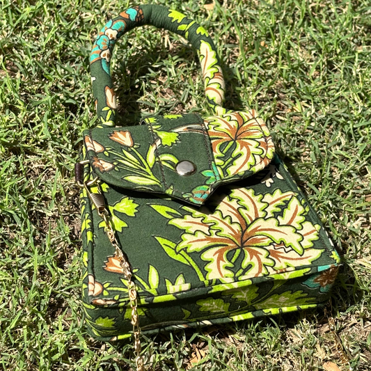 Green & Mix Mini Sling Bag