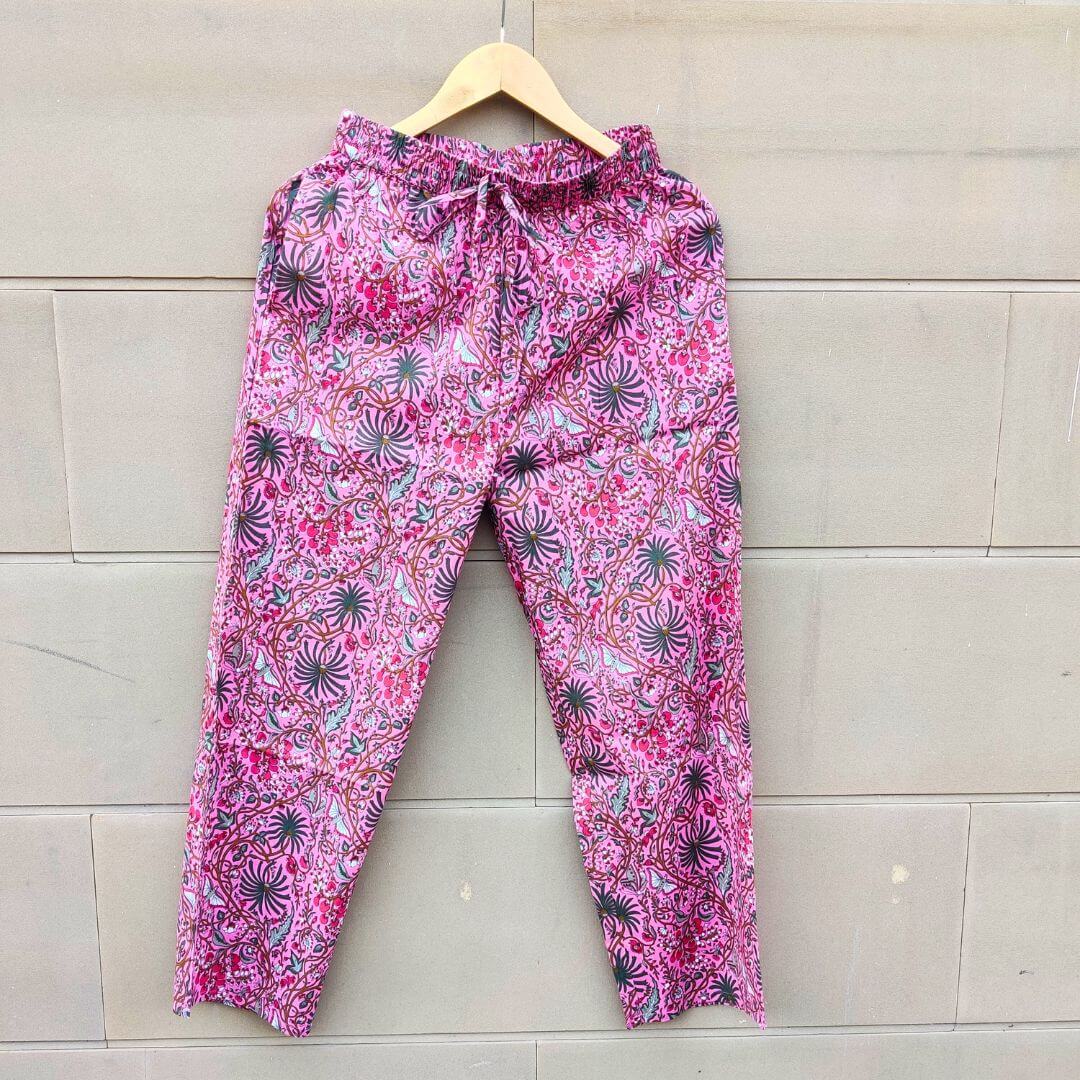 Pink Jaal Lounge wear co-ord set - GHAAVI.