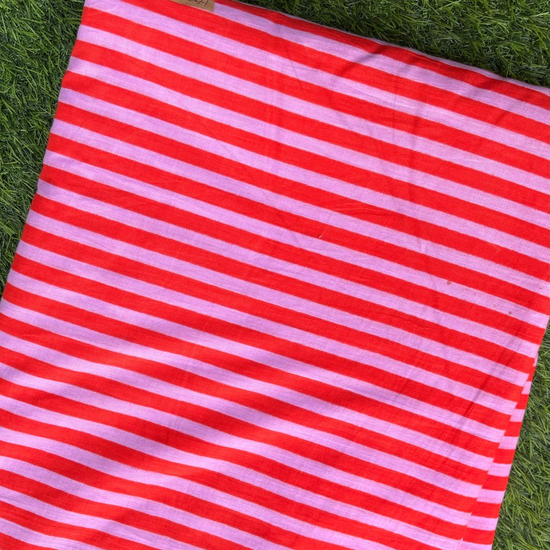 Cotton Cambric Stripes print 03