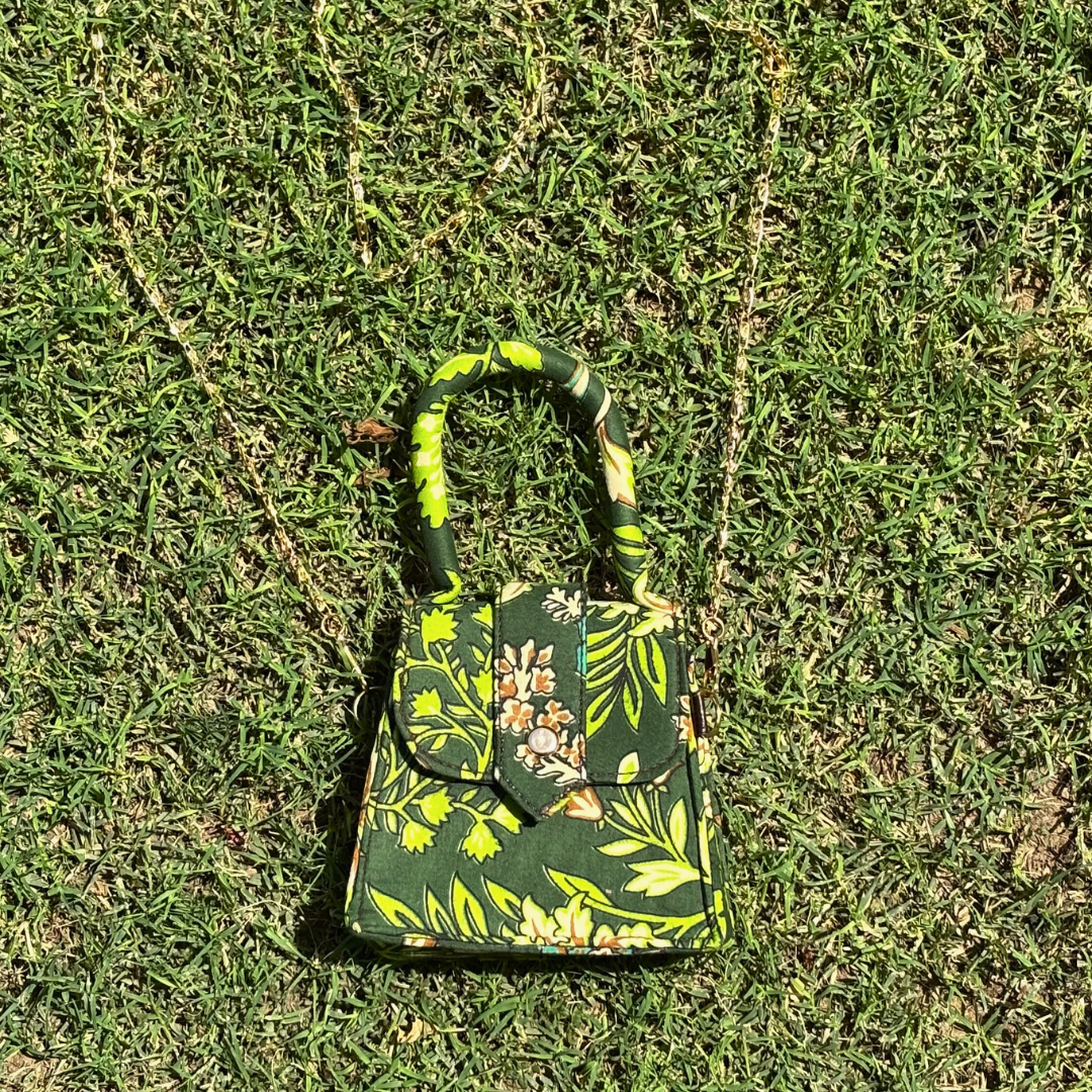 Green & Mix Mini Sling Bag