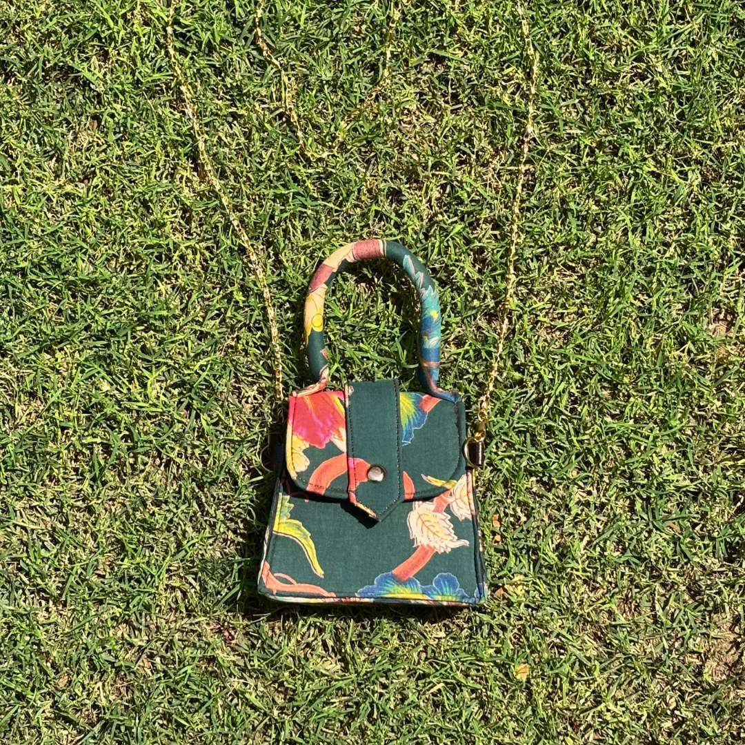 Green & Mix Mini Sling Bag