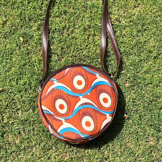 Afro Brown Sling Bag